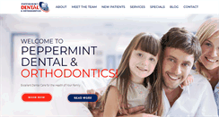 Desktop Screenshot of mypeppermintdental.com